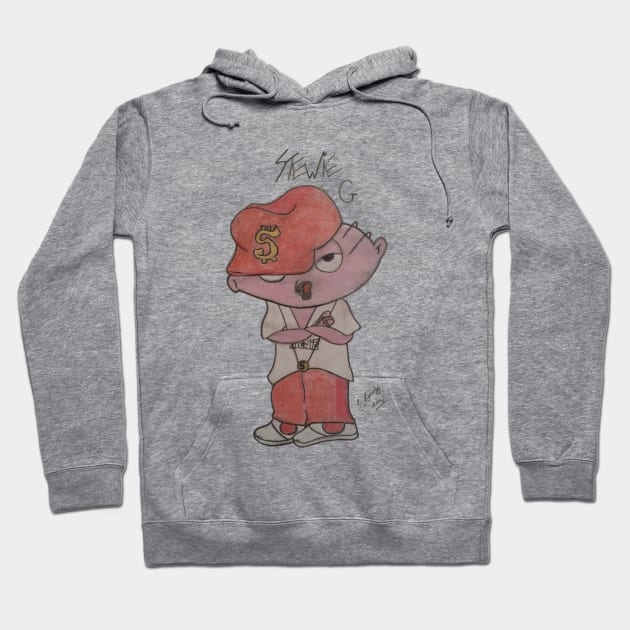 Mob Boss Baby: Stewie Edition Hoodie by Helen Morgan